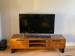 Tv meubel hout, Huis en Inrichting, Kasten | Televisiemeubels, 150 tot 200 cm, Minder dan 100 cm, 25 tot 50 cm, Gebruikt