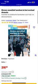 Stress-sensitief werken in het sociaal domein, Boeken, Ophalen of Verzenden, Zo goed als nieuw, HBO