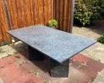 Natuurstenen tuintafel, Tuin en Terras, Tuintafels, Ophalen, Zo goed als nieuw, Rechthoekig, Overige materialen