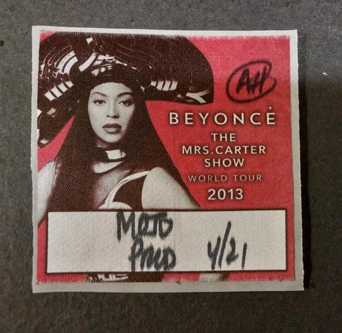 Beyonce BACKSTAGE PASS Amsterdam 21 april 2013 Beyoncé, Verzamelen, Muziek, Artiesten en Beroemdheden, Gebruikt, Gebruiksvoorwerp