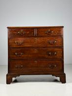 Engelse Ladekast Commode eiken 19e eeuw, Ophalen, Zo goed als nieuw, 25 tot 50 cm, Minder dan 100 cm