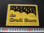 sticker wehl dansorkest DE GRODI STARS, Verzamelen, Ophalen, Zo goed als nieuw