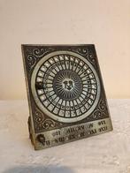Brocante bronze kalender, Antiek en Kunst, Verzenden