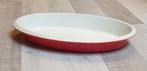 Vintage grote oranje ovale ovenschaal FE Belgium 32, Antiek en Kunst, Antiek | Emaille, Ophalen of Verzenden