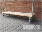 Kledingrek steigerbuis met steigerhout, Info@hout-art.nl, Nieuw, Ophalen of Verzenden, Hoeves 3