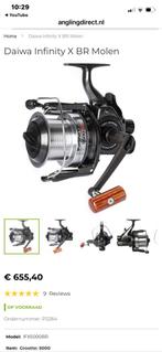 Daiwa Infinity 3 Molens + Reservespoelen, Ophalen of Verzenden, Gebruikt, Molen