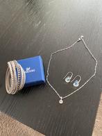 Swarovski set zilver, Sieraden, Tassen en Uiterlijk, Ophalen of Verzenden, Zo goed als nieuw, Zilver