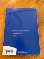Bouwmaterialen en -technieken Reader NCOI, Boeken, Ophalen of Verzenden, Beta, Zo goed als nieuw, MBO