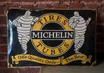origineel Michelin emaille reclamebord 1958, Antiek en Kunst, Ophalen of Verzenden