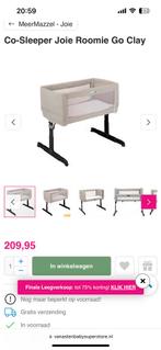 Joie Roomie Go co-sleeper, Kinderen en Baby's, Babywiegjes en Ledikanten, Ophalen, Nieuw, Wieg