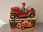 Blikken speelgoed ME699 Fire Chief., Antiek en Kunst, Antiek | Speelgoed, Ophalen of Verzenden