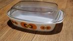 Jena Glas Ovenschotel Pauwenoog - Jaren 70, Ophalen, Gebruikt