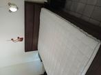 Donkerbruine boxspring, maat 180x220, zonder topper, Huis en Inrichting, Ophalen, Gebruikt, Tweepersoons, 180 cm