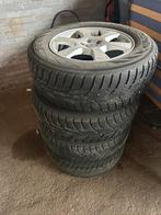 Winterbanden met vergen Volvo, Auto-onderdelen, Banden en Velgen, Velg(en), 16 inch, 205 mm, Winterbanden