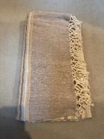 Sprei beige/bruin en Franje zijkanten, de maat  220  X 280, Beige, Overige typen, Tweepersoons, Ophalen of Verzenden