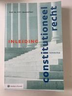 Inleidingen Constitutioneel Recht - 8e druk, Boeken, Studieboeken en Cursussen, Ophalen of Verzenden, Gamma, Gelezen, WO