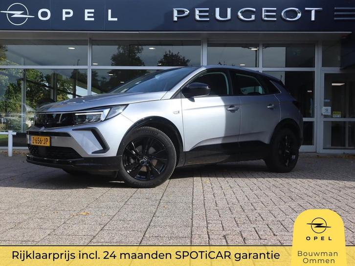Opel Grandland GS Turbo Hybrid 145pk eDCT, Rijkaarprijs, Nav, Auto's, Opel, Bedrijf, Te koop, Grandland, Achteruitrijcamera, Adaptive Cruise Control