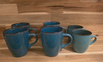 Koffie kopjes 4 stuks 2 espresso kopjes  beschikbaar voor biedingen