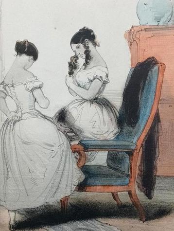 Charles-Édouard de Beaumont 1846  Les Jolies Femmes De Paris beschikbaar voor biedingen