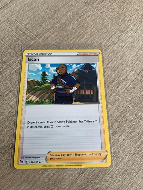 Iscan 158/196 Lost Origin - Pokémon Kaart, Hobby en Vrije tijd, Verzamelkaartspellen | Pokémon, Nieuw, Losse kaart, Ophalen of Verzenden