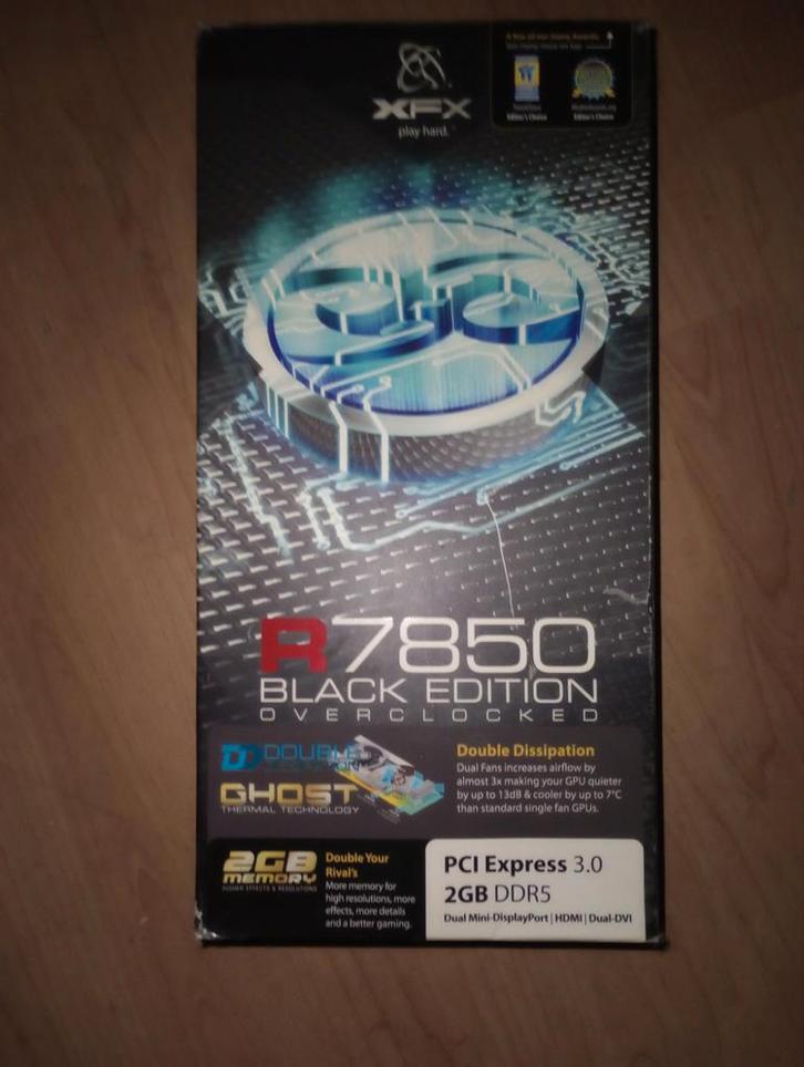 Te koop aangeboden, XFX HD7850 DD, Computers en Software, Videokaarten, Gebruikt, AMD, GDDR5, HDMI, DisplayPort, DVI, Ophalen of Verzenden