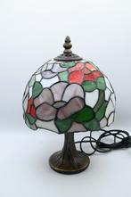 Tiffany tafel lamp 2 stuks, Ophalen of Verzenden, Zo goed als nieuw, Glas, Minder dan 50 cm