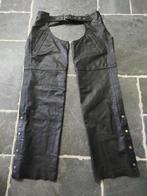 Leren chaps / gay chaps / gay leer, W31 L34 tot W40 L34, Ophalen of Verzenden, Zo goed als nieuw, Zwart, Cowhide RealLeather