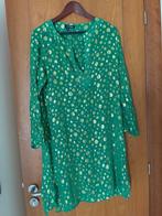 LaDress zgan jurk m groen goud, Kleding | Dames, Maat 38/40 (M), Ophalen of Verzenden, Zo goed als nieuw, Knielengte