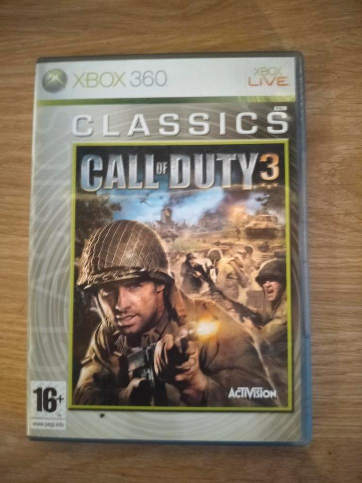 Call of Duty 3 - Xbox 360, Spelcomputers en Games, Games | Xbox 360, Zo goed als nieuw, Avontuur en Actie, 1 speler, Vanaf 12 jaar