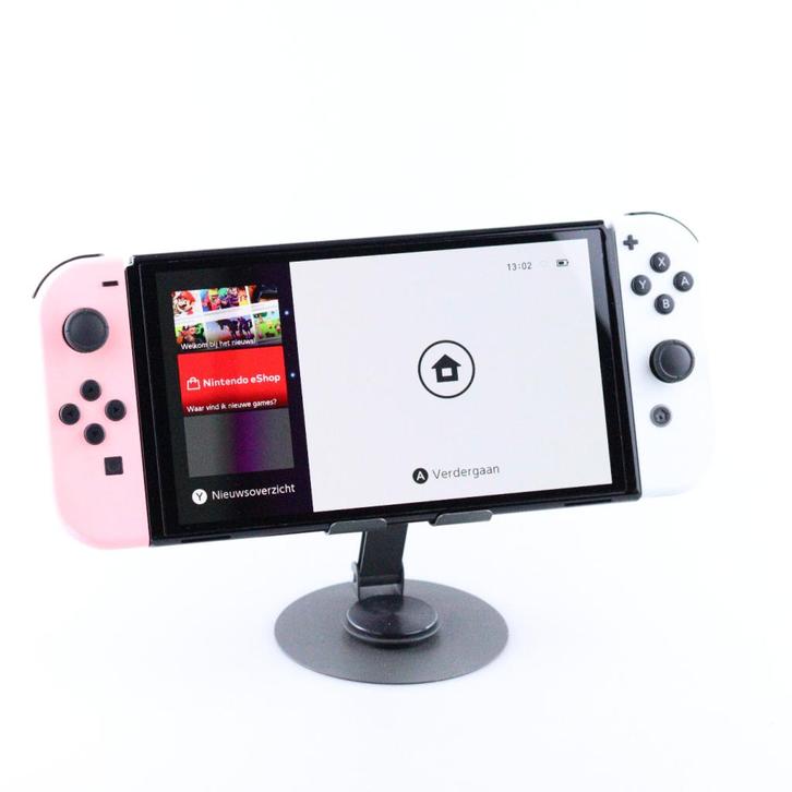 Nintendo Switch OLED Wit/Roze | Nette staat, Spelcomputers en Games, Spelcomputers | Nintendo Switch, Zo goed als nieuw