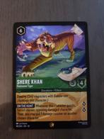 Shere Khan Fearsome tiger 88 Whispers in the well Lorcana, Ophalen of Verzenden, Nieuw, Losse kaart