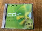 Sony CD-R SLIM CASE 10 PACK, Computers en Software, Beschrijfbare discs, Nieuw, Cd, Ophalen of Verzenden, Sony