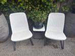 Patio , balkon set Keter wit, Ophalen, Gebruikt, Kunststof, 2 zitplaatsen