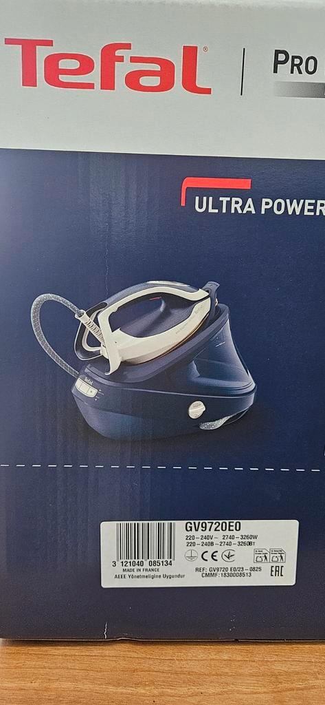 Tefal Pro Express Ultimate II GV9720 Stoomgenerator, Witgoed en Apparatuur, Strijkijzers en Strijkplanken, Zo goed als nieuw, Strijkijzer met snoer
