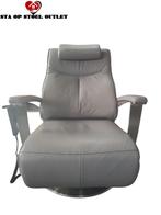 Prominent Relaxstoel met Kantelfunctie en Topswing, Minder dan 75 cm, Leer, Ophalen of Verzenden, Zo goed als nieuw