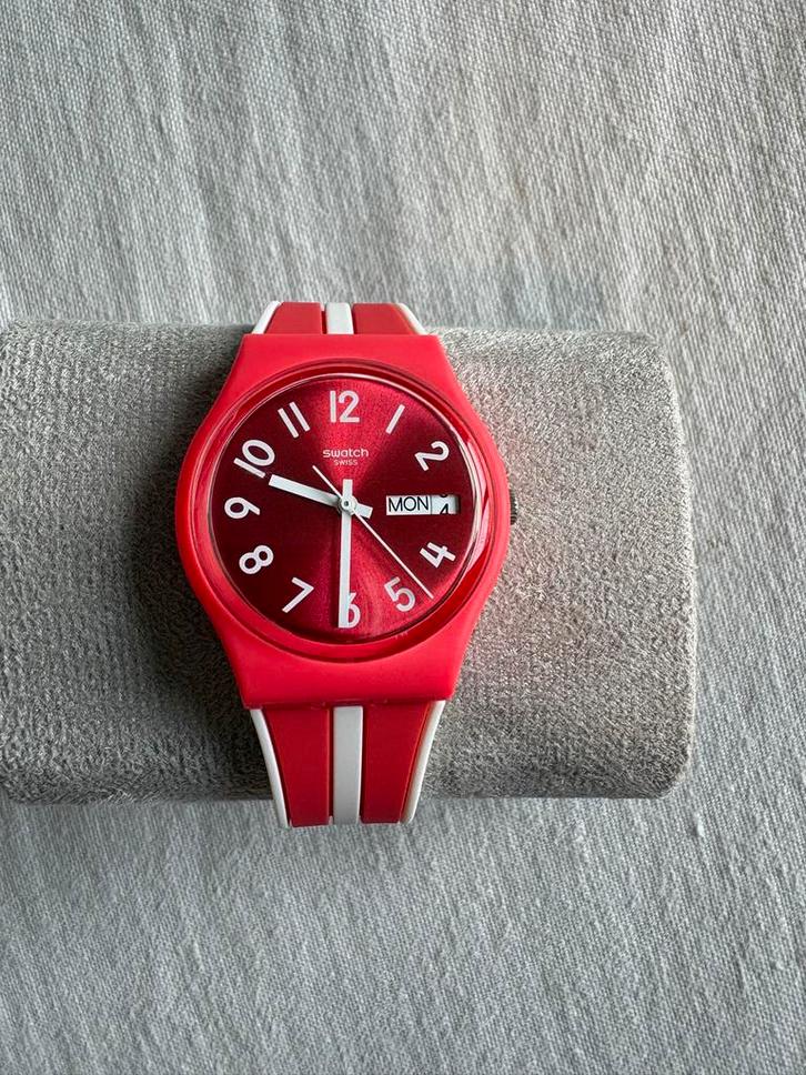Swatch Originals Gent - Klassiek Horloge, Sieraden, Tassen en Uiterlijk, Horloges | Kinderen, Zo goed als nieuw, Jongen of Meisje