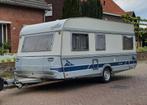 Fendt platin 496 (1998) – 1300 kg, met mover., Caravans en Kamperen, Caravans, Mover, 75 kg, Treinzit, Dwarsbed