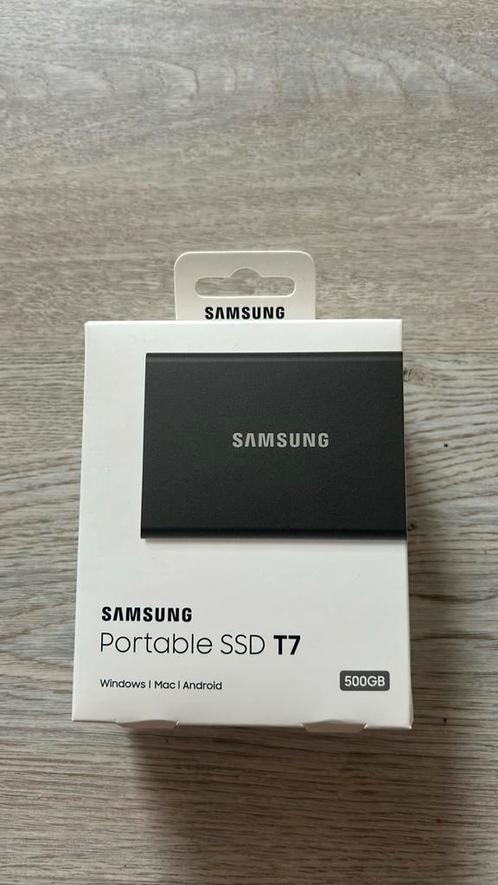 Samsung Portable SSD T7, Computers en Software, Harde schijven, Zo goed als nieuw, Laptop, Extern, Firewire, Ophalen of Verzenden