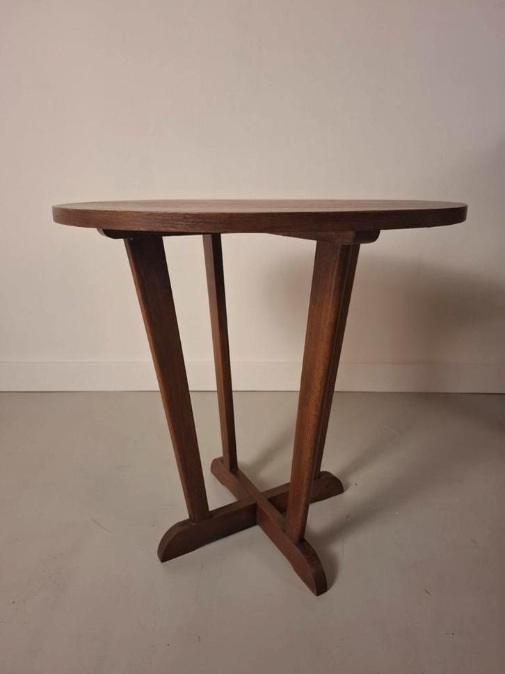 Art Deco Amsterdamse School Bijzettafel, Antiek en Kunst, Antiek | Meubels | Tafels, Ophalen of Verzenden