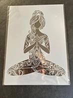 Yoga meditatie stencil sjabloon van kunstof zen, Hobby en Vrije tijd, Nieuw, Overige typen, Ophalen of Verzenden