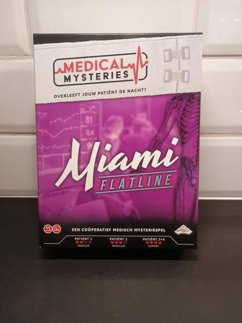 Medical Mysteries: Miami Flatline (Dutch), Hobby en Vrije tijd, Gezelschapsspellen | Bordspellen, Zo goed als nieuw, Drie of vier spelers