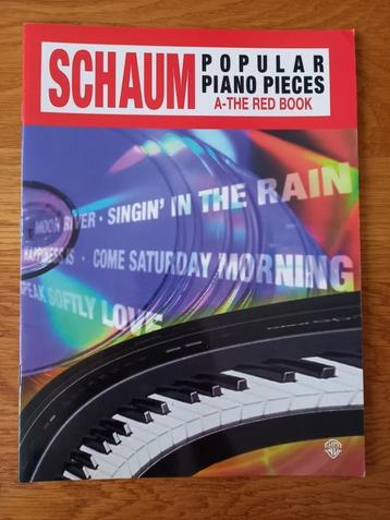 Schaum Popular piano pieces A-The red book beschikbaar voor biedingen