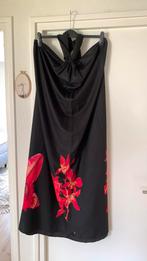 Zwarte roze bloem langere  zomerjurk Vonda 46 xxxl, Kleding | Dames, Zwart, Maat 46/48 (XL) of groter, Nieuw, Ophalen of Verzenden