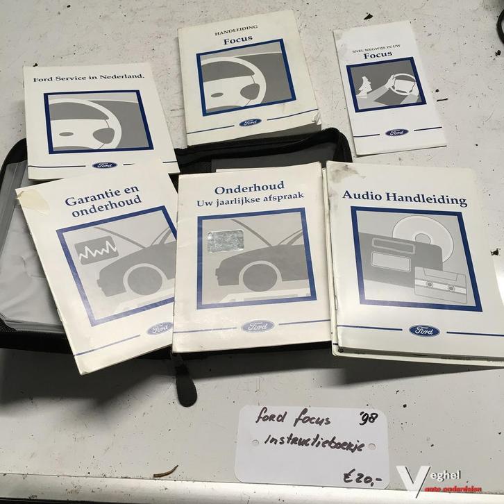 Ford Focus 1998 Instructieboekjes, Auto diversen, Handleidingen en Instructieboekjes, Ophalen of Verzenden