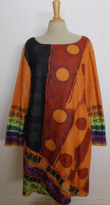 Opvallende leuke print jurk! L/XL beschikbaar voor biedingen