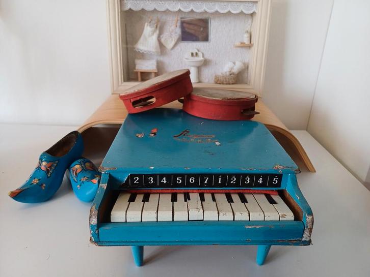 Oud Frans Pianootje - Vintage Charme, Antiek en Kunst, Curiosa en Brocante, Ophalen of Verzenden