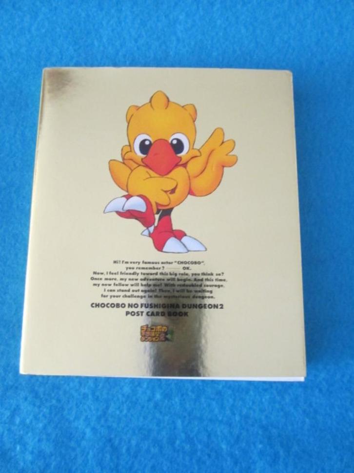 Chocobo Dungeon post card art boekje (Final Fantasy), Spelcomputers en Games, Games | Sony PlayStation 1, Nieuw, Role Playing Game (Rpg)