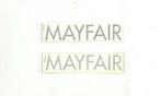 MINI MAYFAIR stickers zilver Classic MINI., Auto diversen, Overige Auto diversen, Ophalen