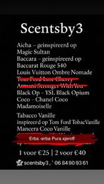 Parfum sultan 9 aicha erba baccarat, Sieraden, Tassen en Uiterlijk, Uiterlijk | Parfum, Ophalen of Verzenden