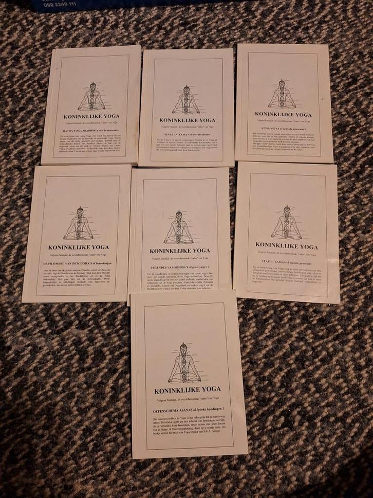 Koninklijke Yoga - Complete set - Patanjali, Boeken, Esoterie en Spiritualiteit, Gelezen, Instructieboek, Meditatie of Yoga, Ophalen of Verzenden